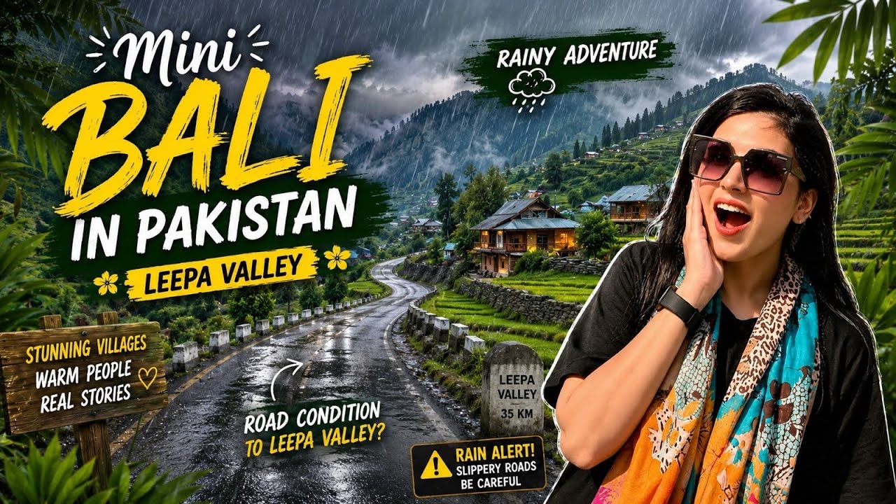 Is This REALLY Pakistan? 🌧️ Muzaffarabad to Kashmir Road Condition | Leepa Valley Azad Kashmir |Ep 2