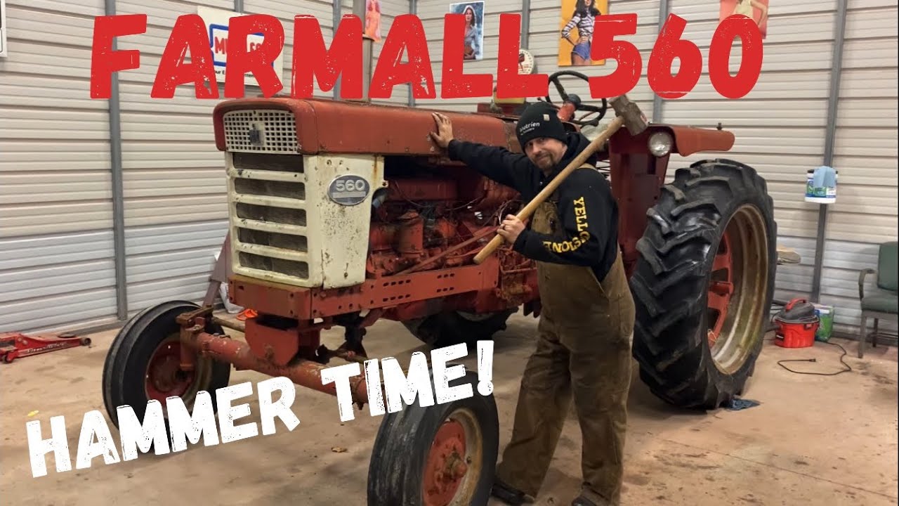 Начинается проект по замене заброшенного трактора Farmall 560! Никакого прогресса!