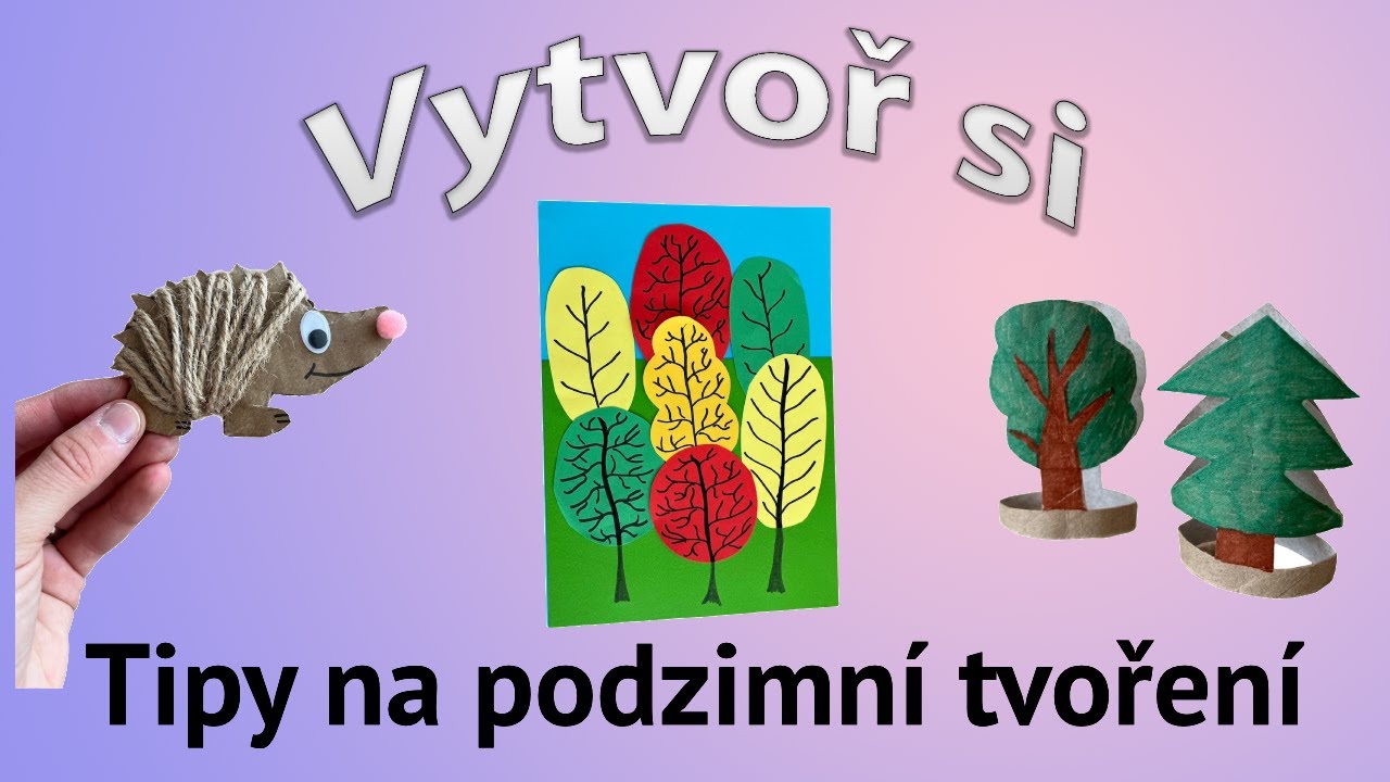 Tipy a nápady na podzimní tvoření| Jednoduché tvoření s dětmi