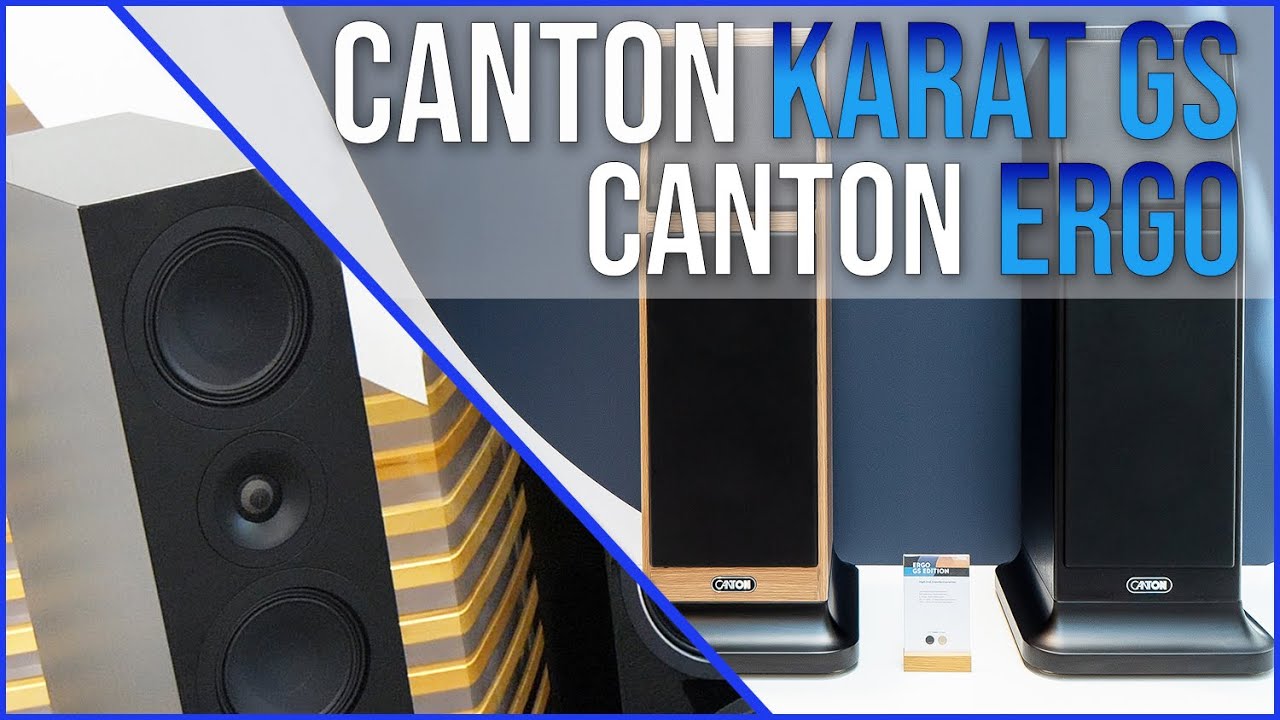 Canton Karat GS Edition und Canton Ergo Lautsprecher