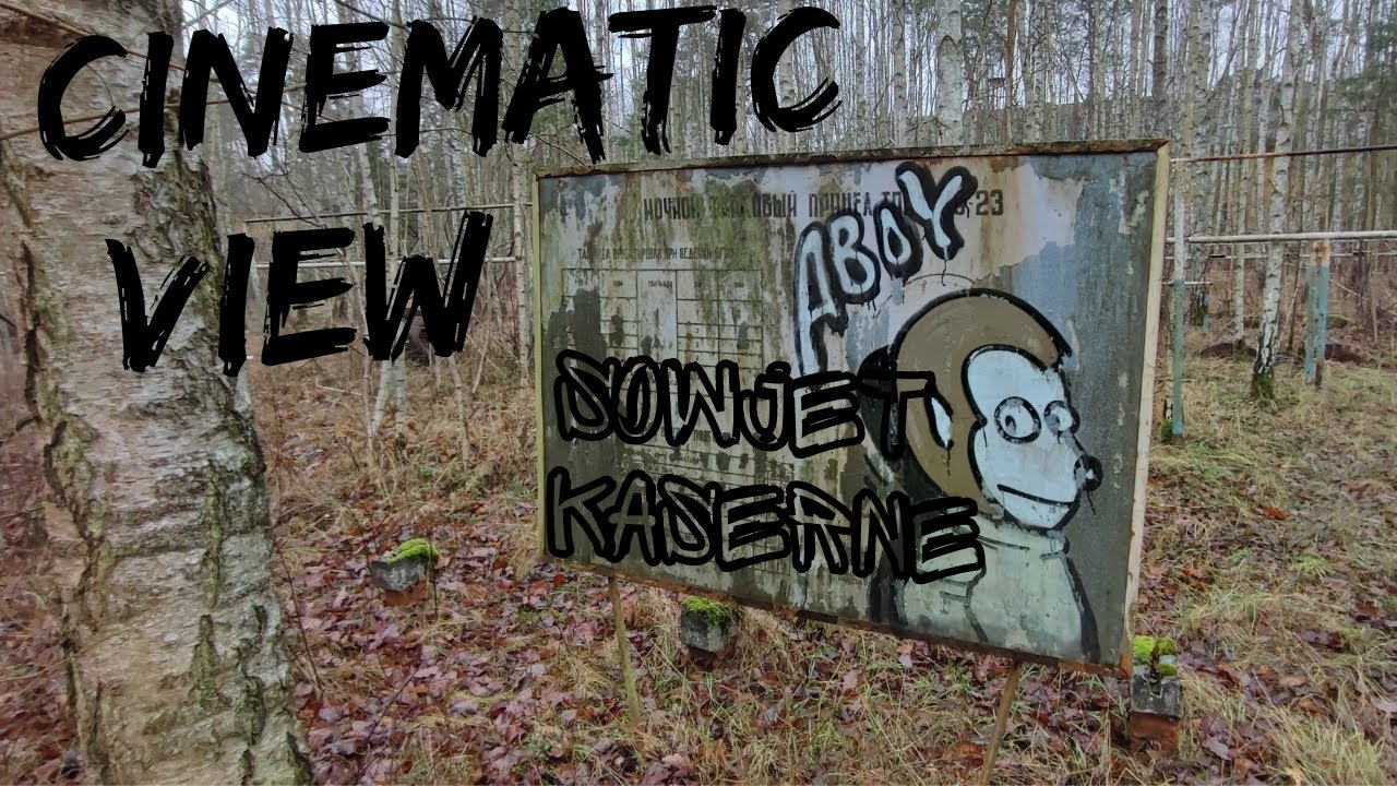 VERLASSENE SOWJET-KASERNE (Cinematic View) Die Sch&ouml;nheit des nat&uuml;rlichen Verfalls