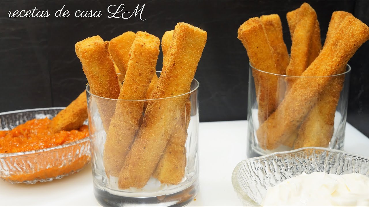 PALITOS DE BERENJENA PERFECTOS PARA DIPEAR IDEALES PARA  APERITIVOS RECETA FÁCIL RÁPIDA Y ECONÓMICA