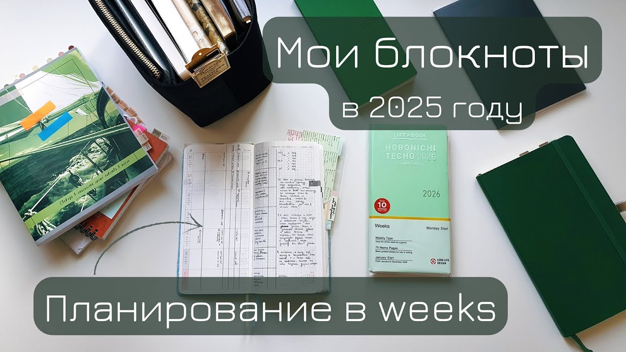 Kinbor, Hobonichi и другие блокноты | Планирование и архив | сентябрь 2025