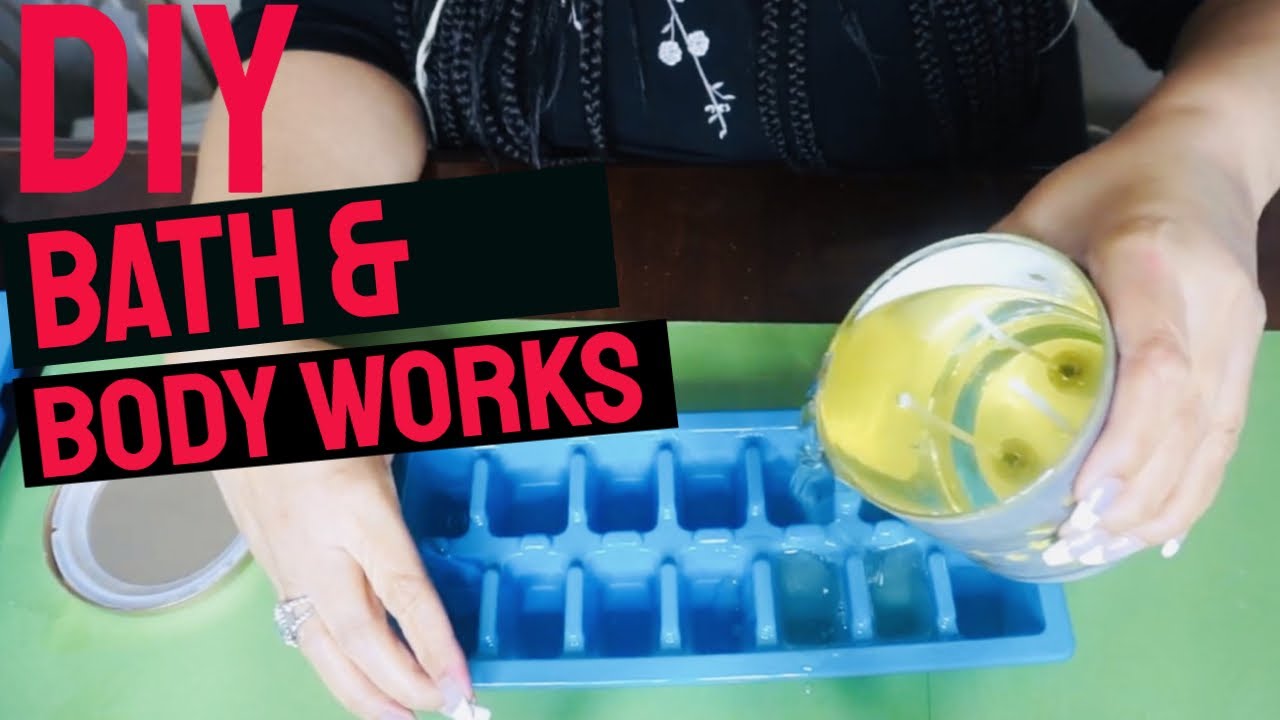 DIY BATH & BODY WORKS CANDLE WAX MELTS!