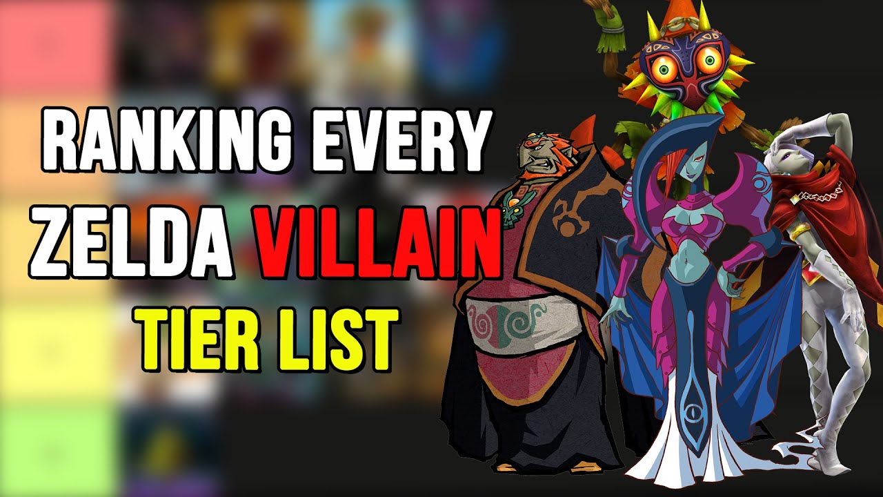 Ranking Every Zelda Villain | Legend of Zelda Villain Tier List