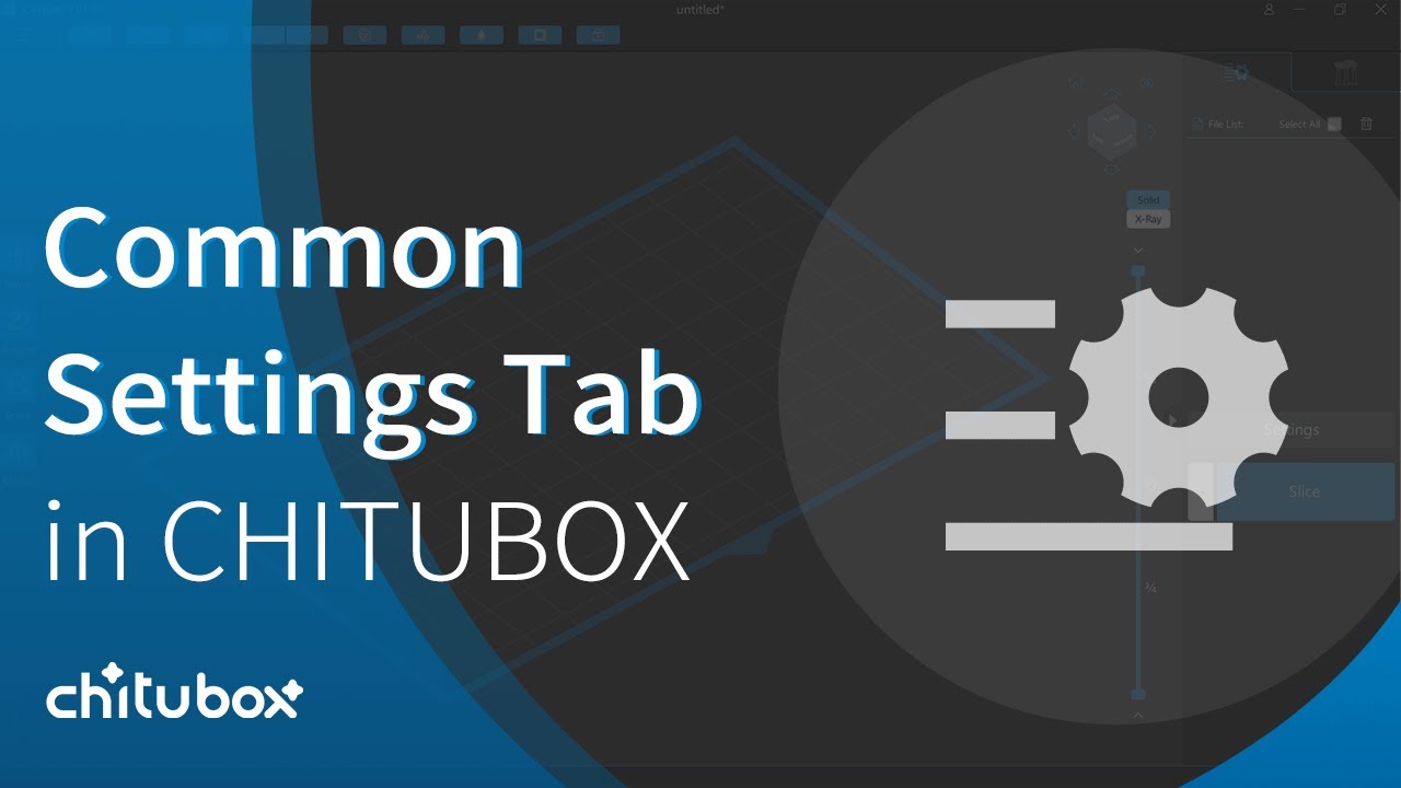 [Tutorial] Common Settings Tab in CHITUBOX