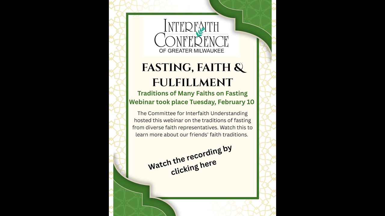Fasting, Faith, & Fulfillment