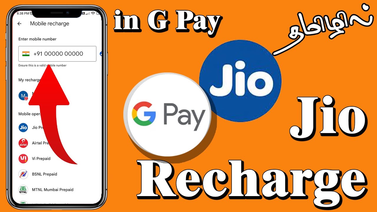 📱💸 How to Recharge Jio with Google Pay: Quick and Easy Guide! 💡 | Tamil