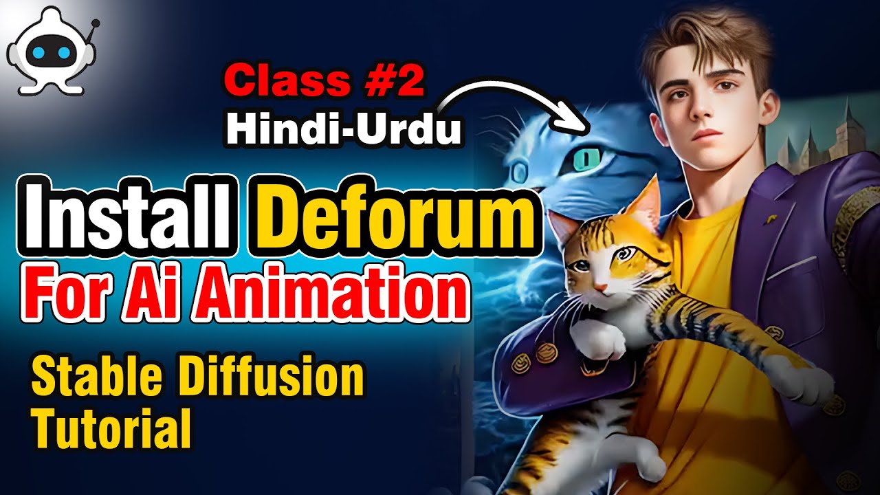 Install DEFORUM Extension For Stable Diffusion Ai Animation - Stable Diffusion Tutorial Hindi / urdu