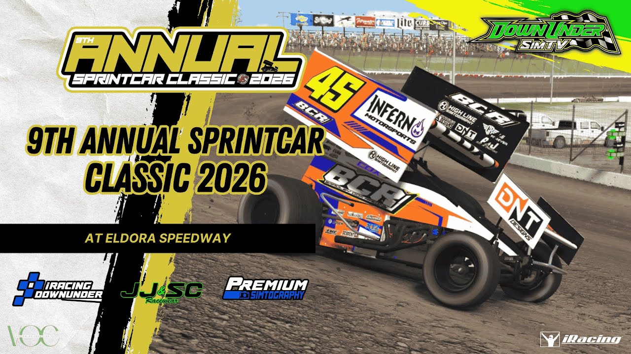 iRacing // 9th Annual Sprintcar Classic 2026 // At Eldora Speedway