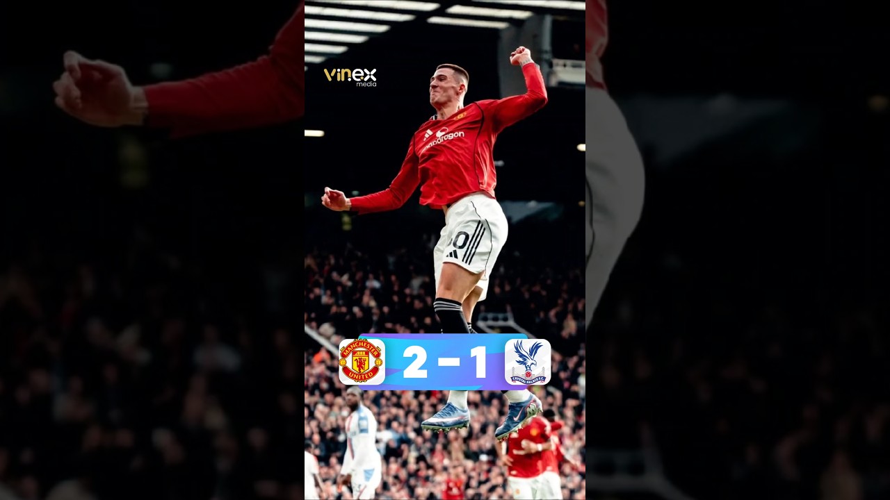 Goal Benjamin &Scaron;e&scaron;ko Manchester United vs Crystal Palace #manchesterunited #football #sesko #shorts