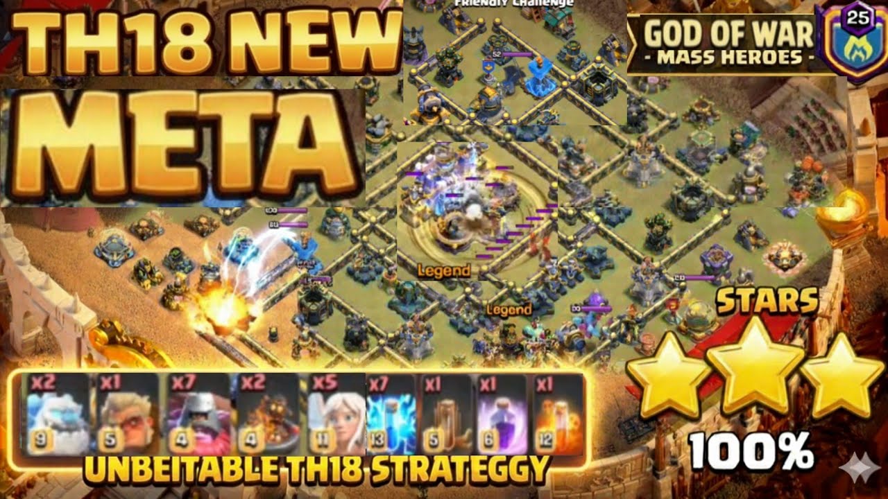 Th18 New Strategy | After Update Clash of clans!