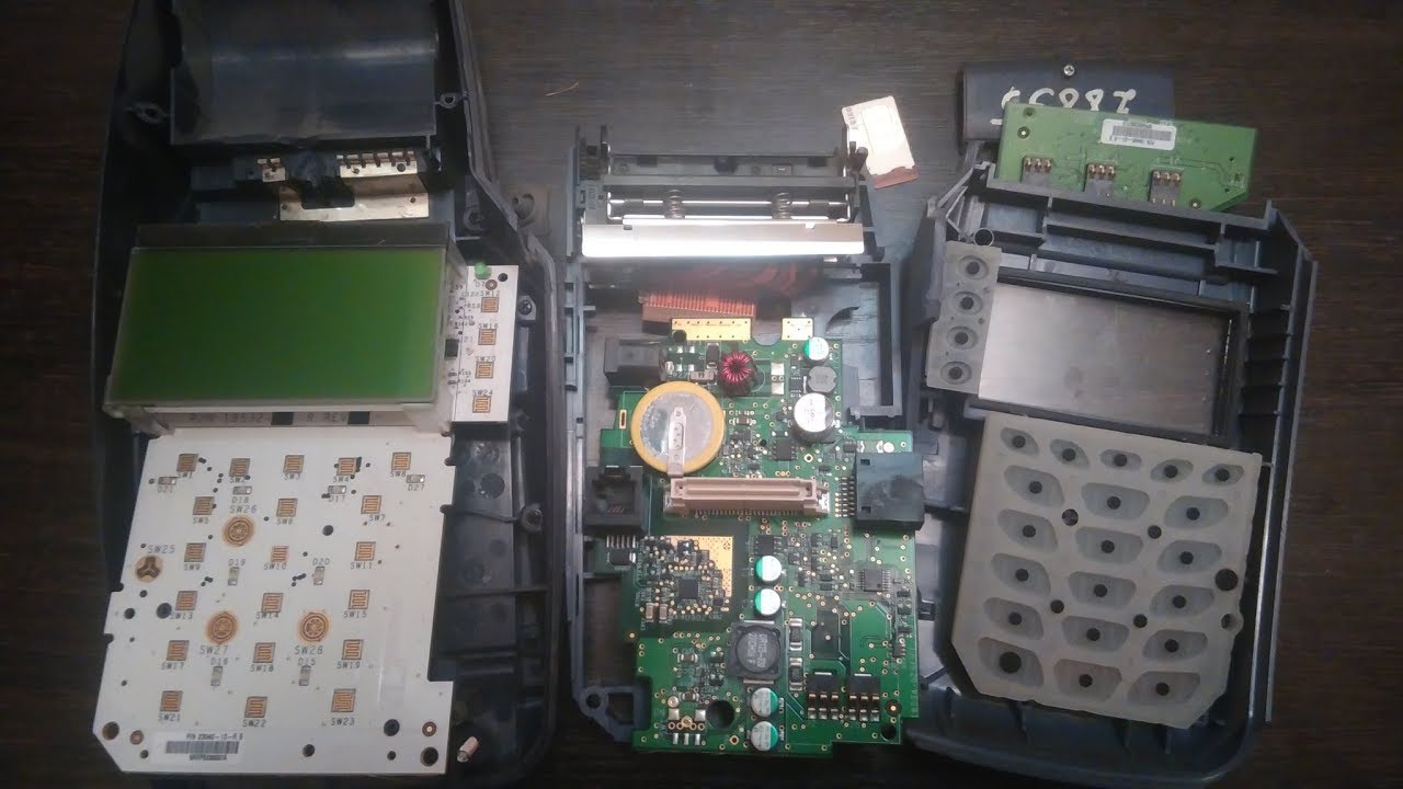 Разборка Pos-терминала VeriFone Vx610 (OMNI 5600)