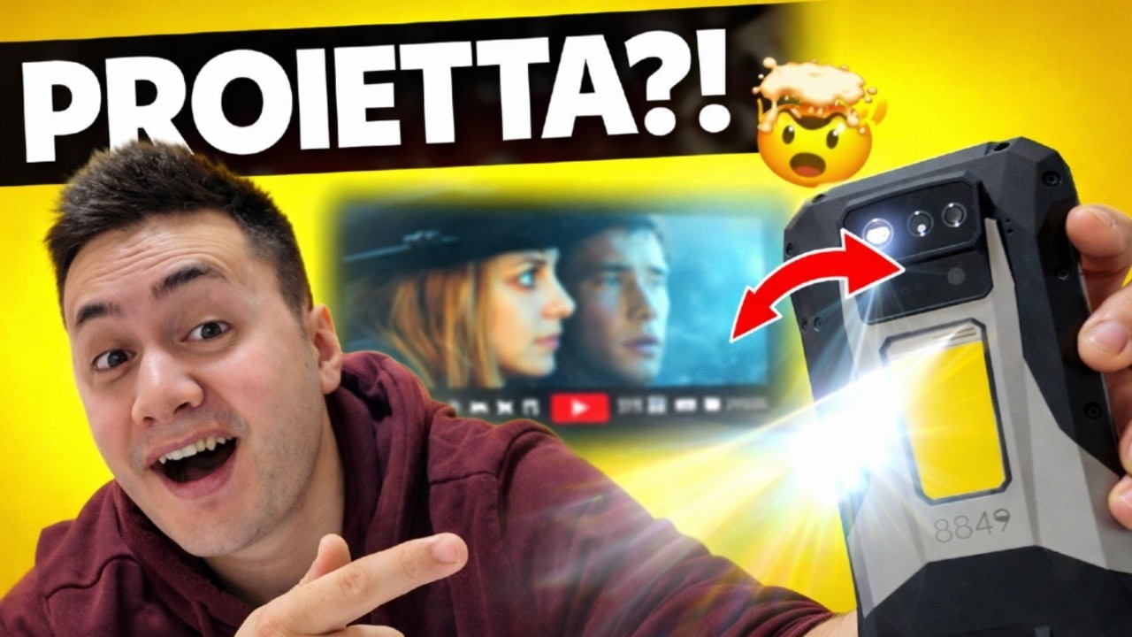 UNO SMARTPHONE CHE PROIETTA FILM? Cosa hanno creato… - 8849 TANK X