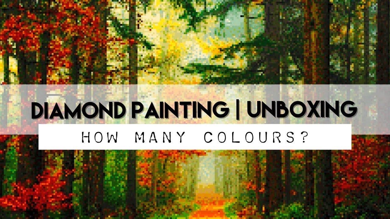 Diamond Painting Unboxing | 80 Colors