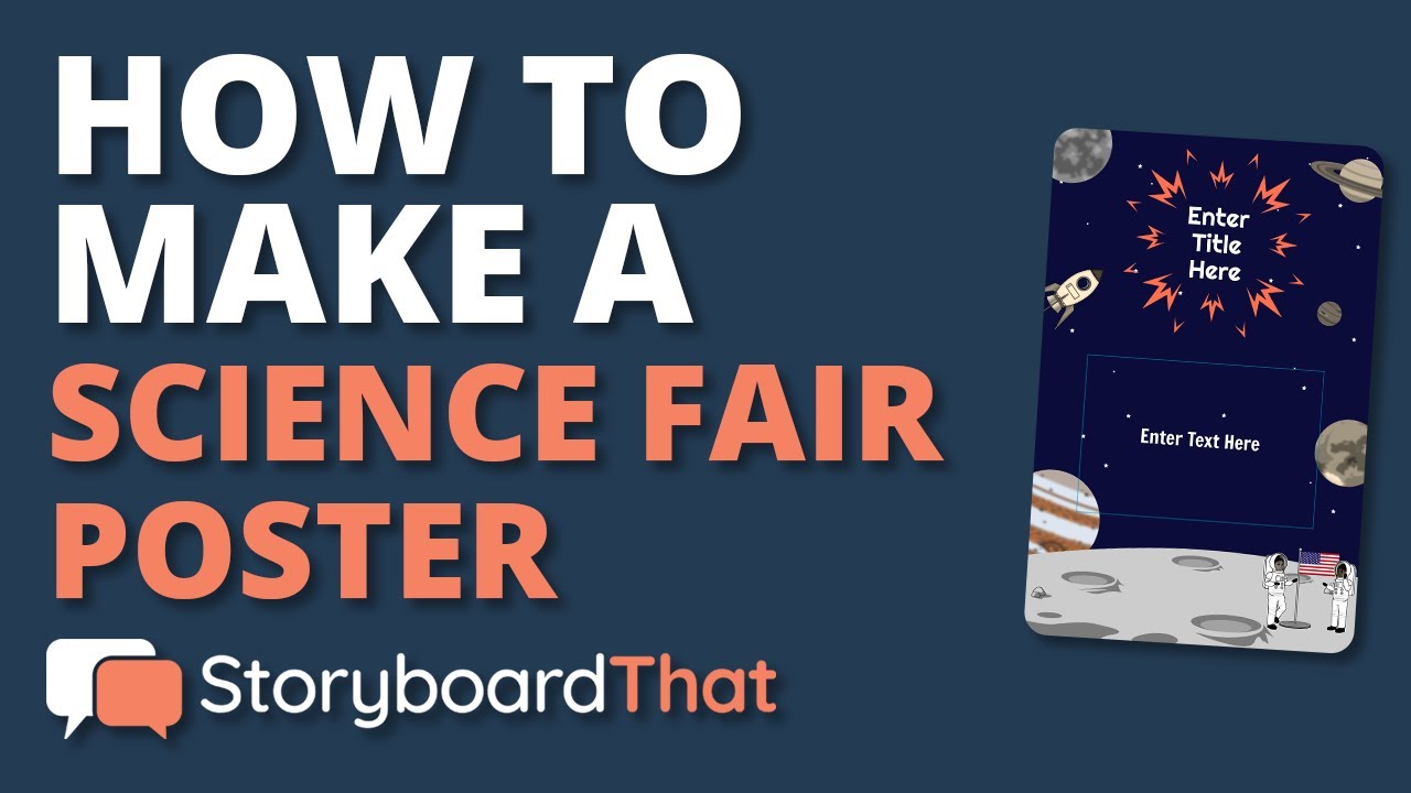 How to make a Science Fair Poster in the Storyboard Creator