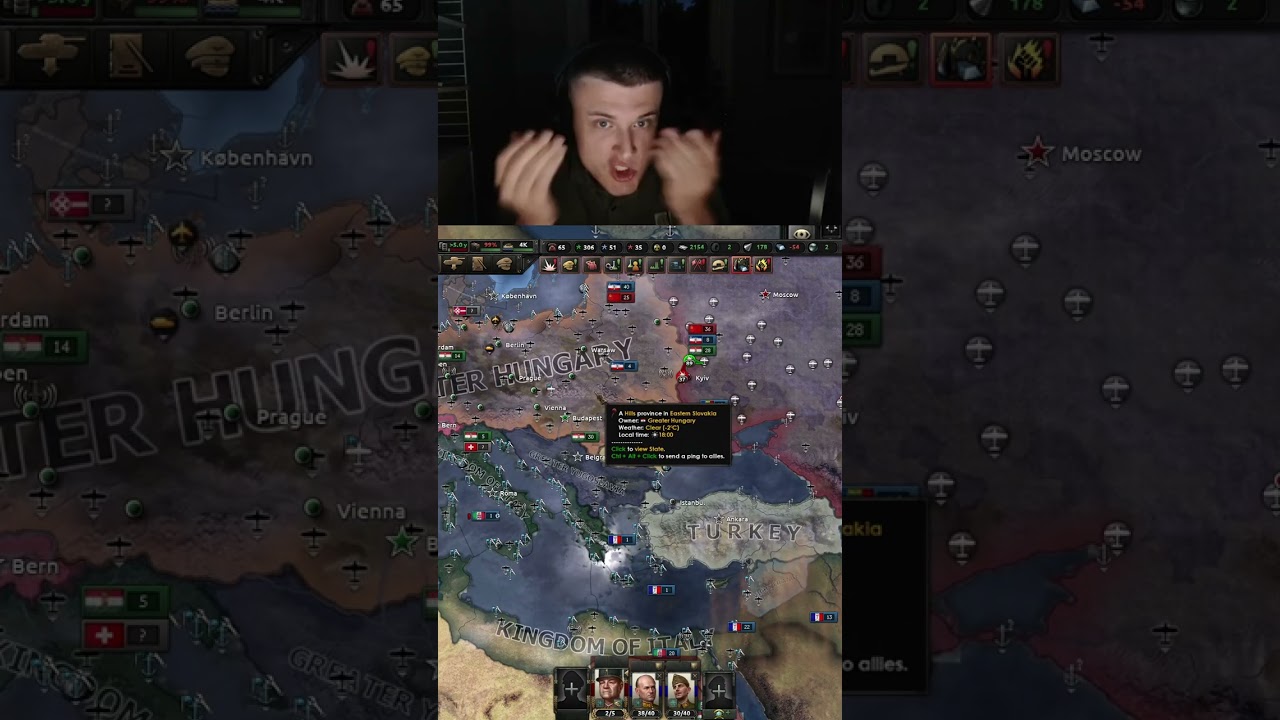 #dankus_memecus #Twitch #hoi4 | Dankus late game hungary build