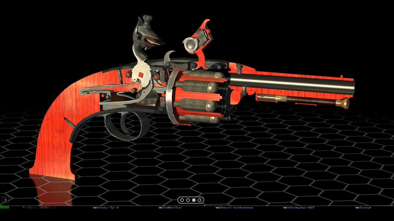 World of Guns: Gun Disassembly #Collier Flintlock Revolver (1818)