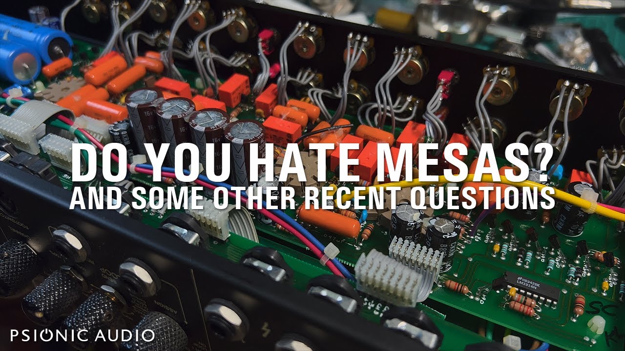 Do You Hate Mesas? And Some Other Recent Questions