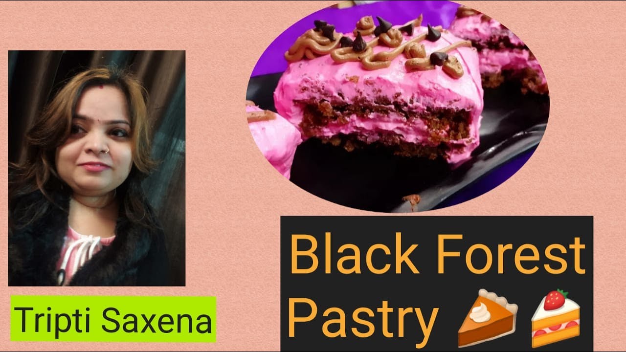 एकदम सस्ते में Black Forest Pastry पेस्ट्री घर के3चीज़ो से अब पैन में बनाइये Black Forest Pastry