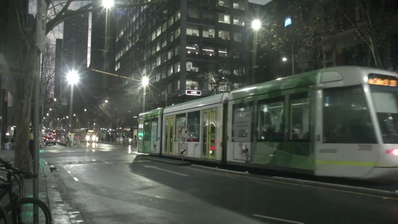 A-class trams Collins St
