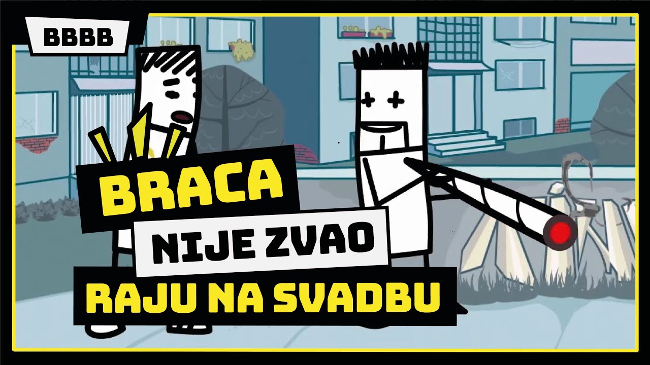 TATATIJETA | Braca nije zvao raju na svadbu | Animirana serija 