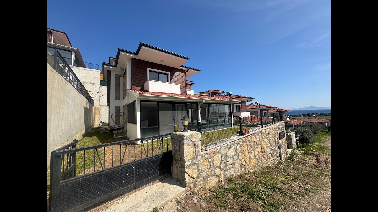 Premar Datça Satılık Deniz Manzaralı 6+1 Lüks Villa (237m² Bahçe, Hazır)