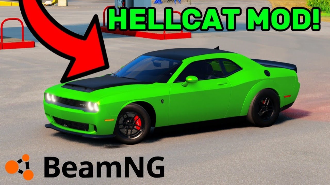 I Found The Best HELLCAT Mod For BeamNG Drive!