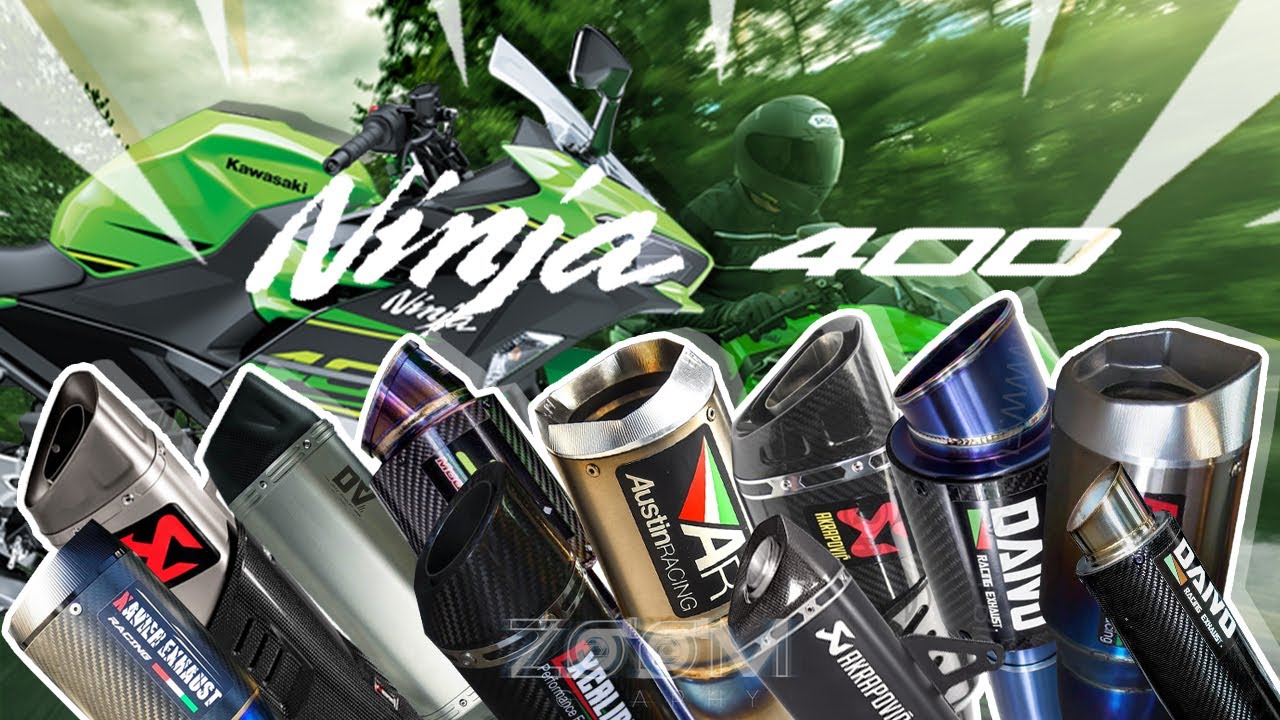 Exhaust Ninja400 | เสียงคำราม เจ้า 2 สูบ จากค่ายคาวา เสียงท่อยอดนิยม