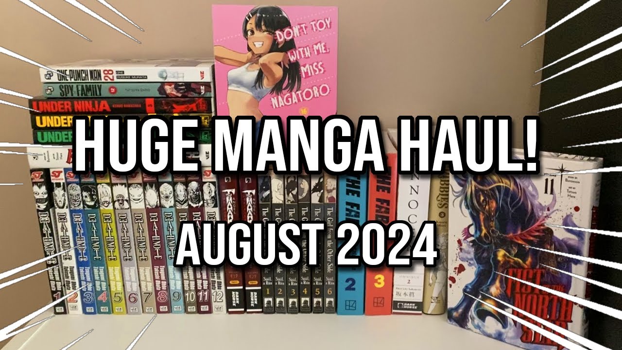 AMAZING 40+ Volume Manga Haul! | August 2024