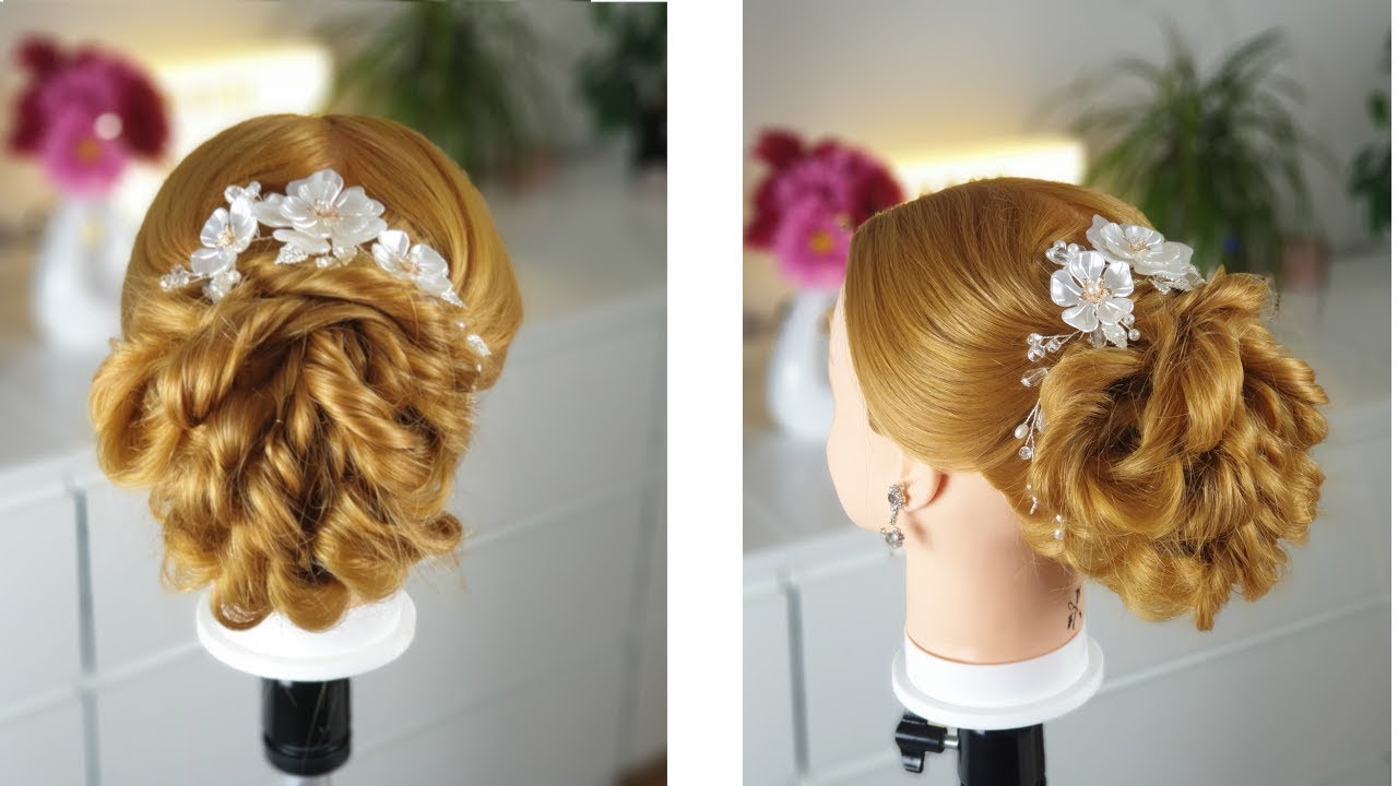 Wunderschöne & leichte Hochsteckfrisur für Frauen | Einfach zum nachmachen | Schnelles Haarstyling