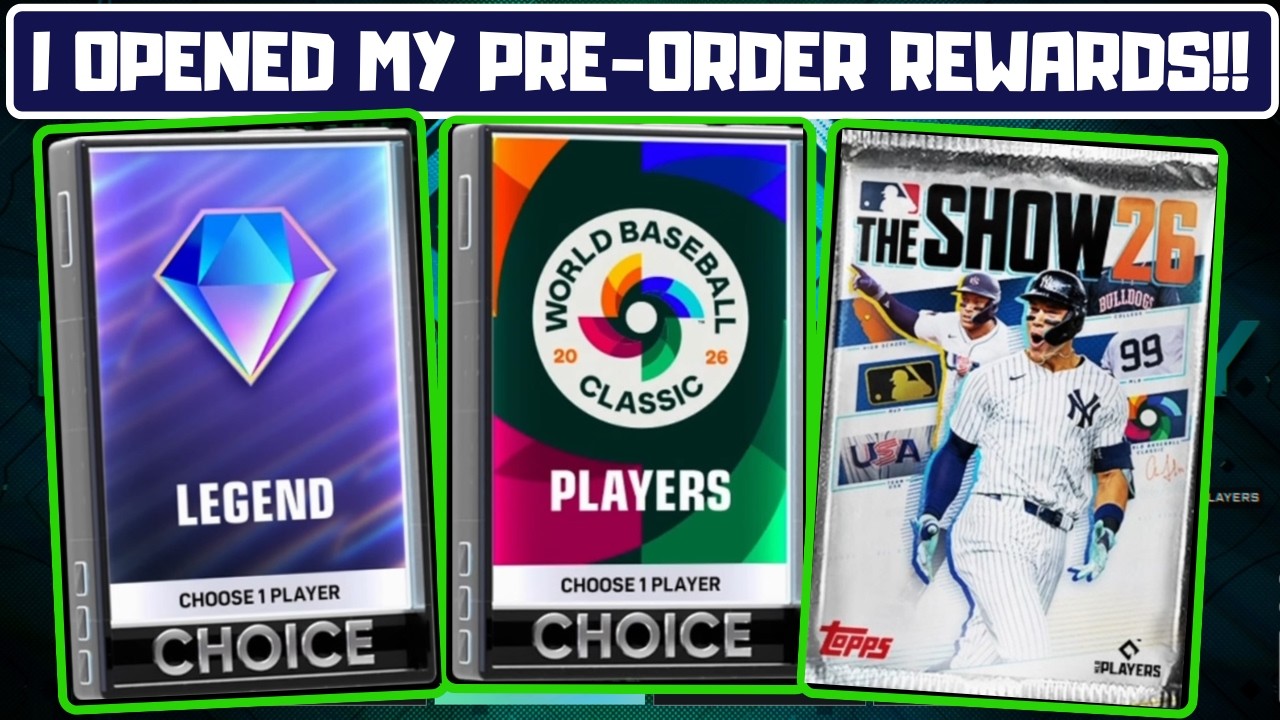 I opened MY PRE-ORDER Rewards AND BOUGHT OTHER PEOPLE'S in MLB The Show 26