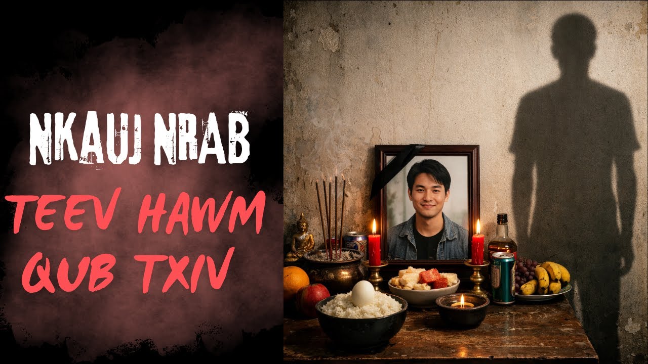 Nkauj Nrab Teev Hawm Qub Tsiv (SCARY HMONG STORY)