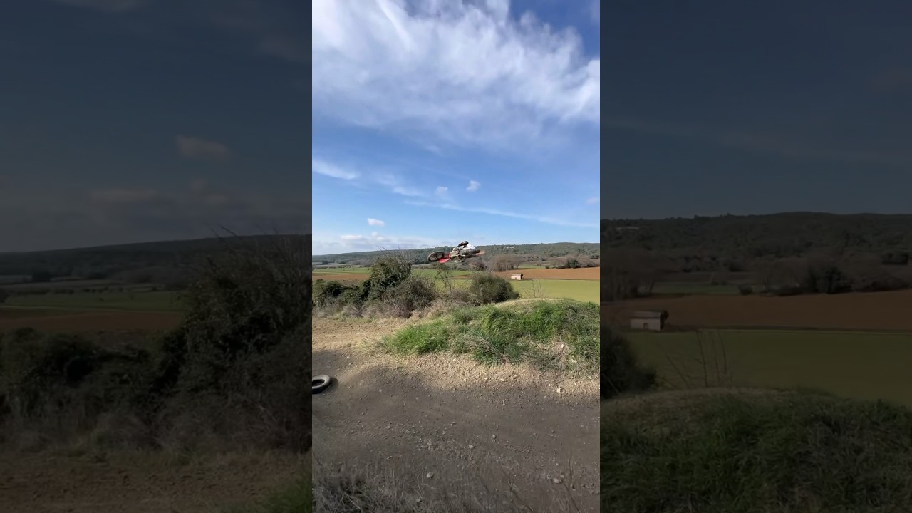 RAW Send in French Hardpack Track #motocross #horgmo #vlog #kevin #honda #motorsport #norwegian