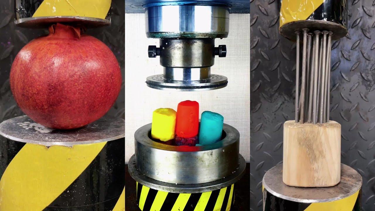 Top 100 Most Satisfying Hydraulic Press Crushes | Ultimate Crushing Moments Compilation #asmr