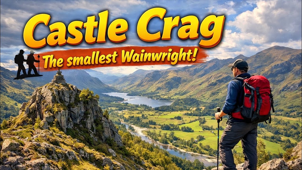 A walk up Castle Crag, Borrowdale, in January 2026