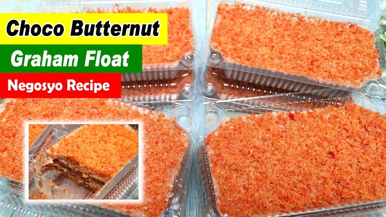 Choco Butternut Graham Float Recipe | Choco Butternut Cake | No Bake Choco Butternut Negosyo Recipe