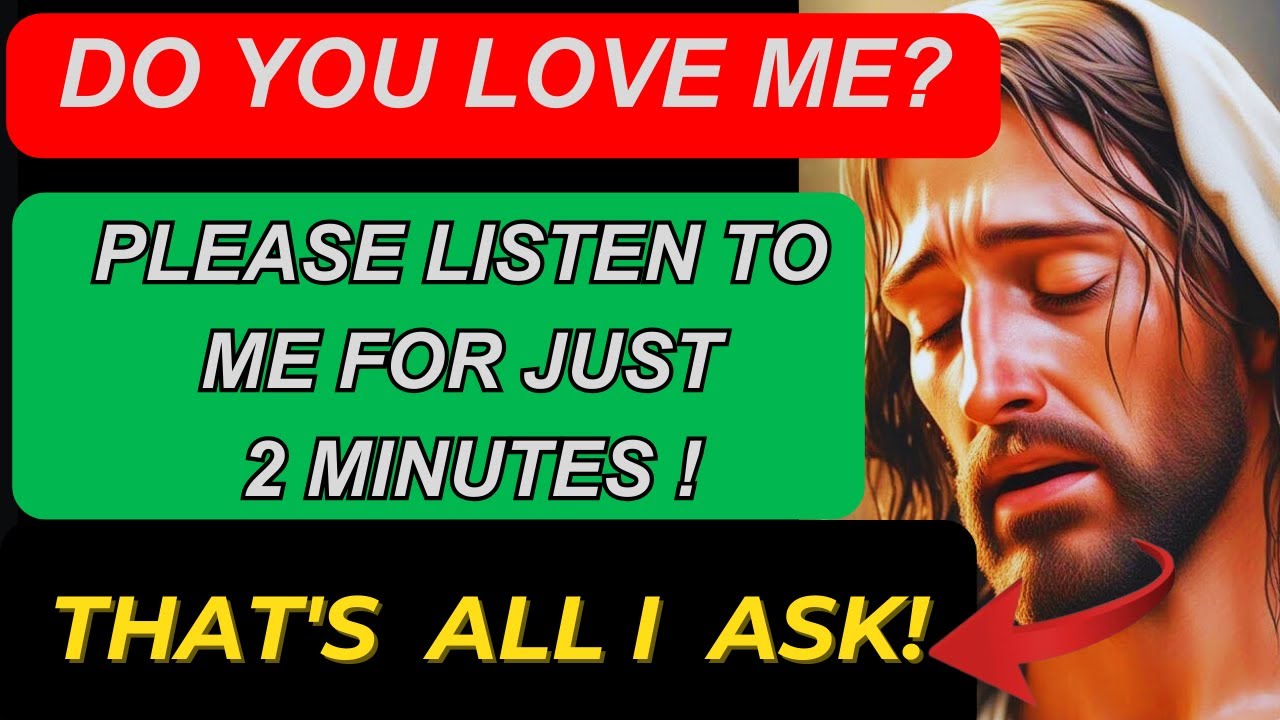 🙏DO YOU TRULY LOVE JESUS? IF YES, SEE THIS MESSAGE💌 ! GOD'S ADVICE TODAY #JESUS #GOD #GODSMESSAGE.🌟