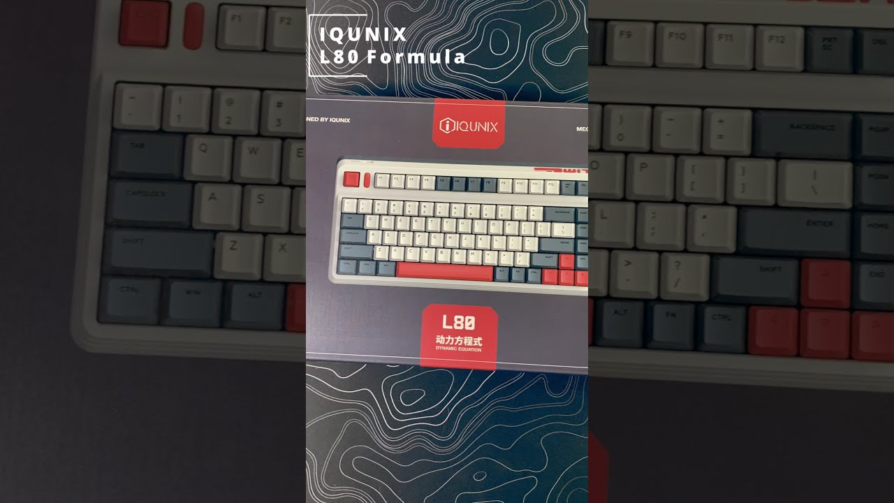 IQUNIX L80 Formula Sound Test/Unboxing #shorts #iqunix