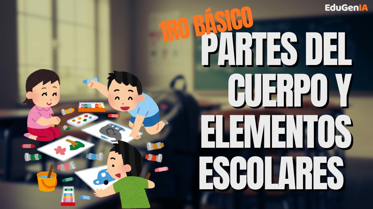 1ro básico - Inglés - Partes del cuerpo y elementos escolares