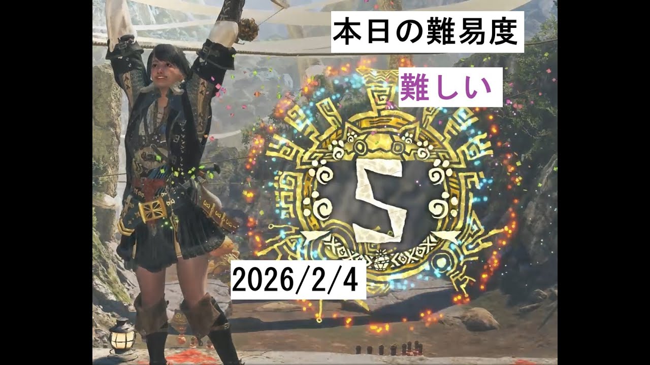 タルコロチャレンジ2026年2月4日(20250204)（Monster Hunter Wilds )