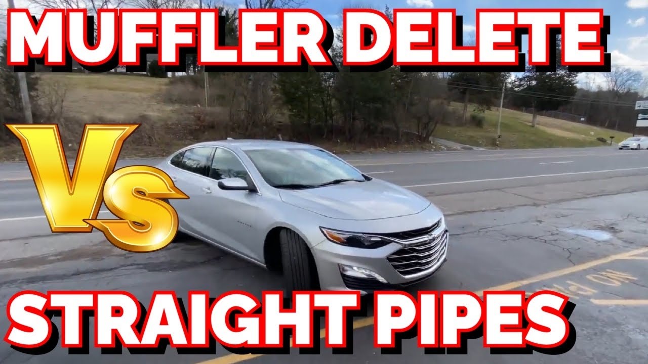 Chevy Malibu 1.5L TURBO: MUFFLER DELETE Vs STRAIGHT PIPES!