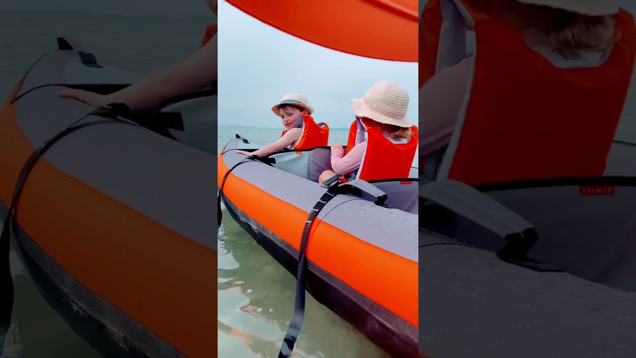 When you just got a kayak from Decathalon #itiwit #shorts #watersports #family