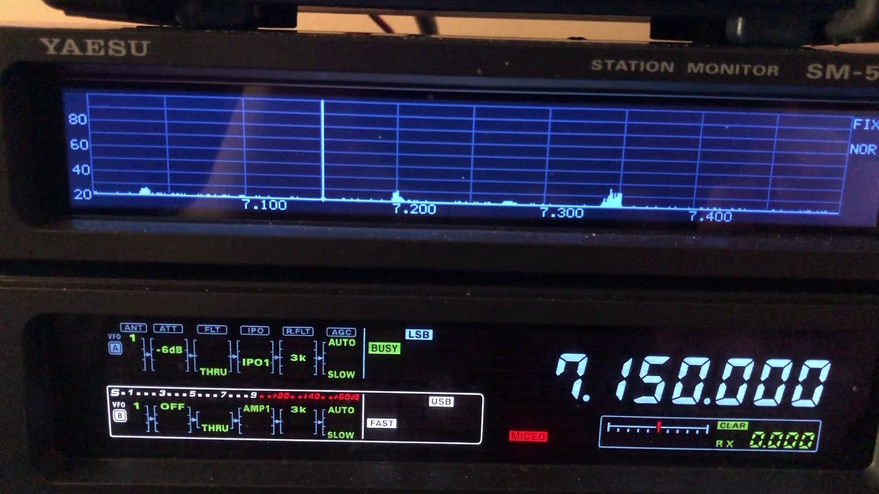 Yaesu SM-5000: Bandscope Settings #yaesu #sm5000
