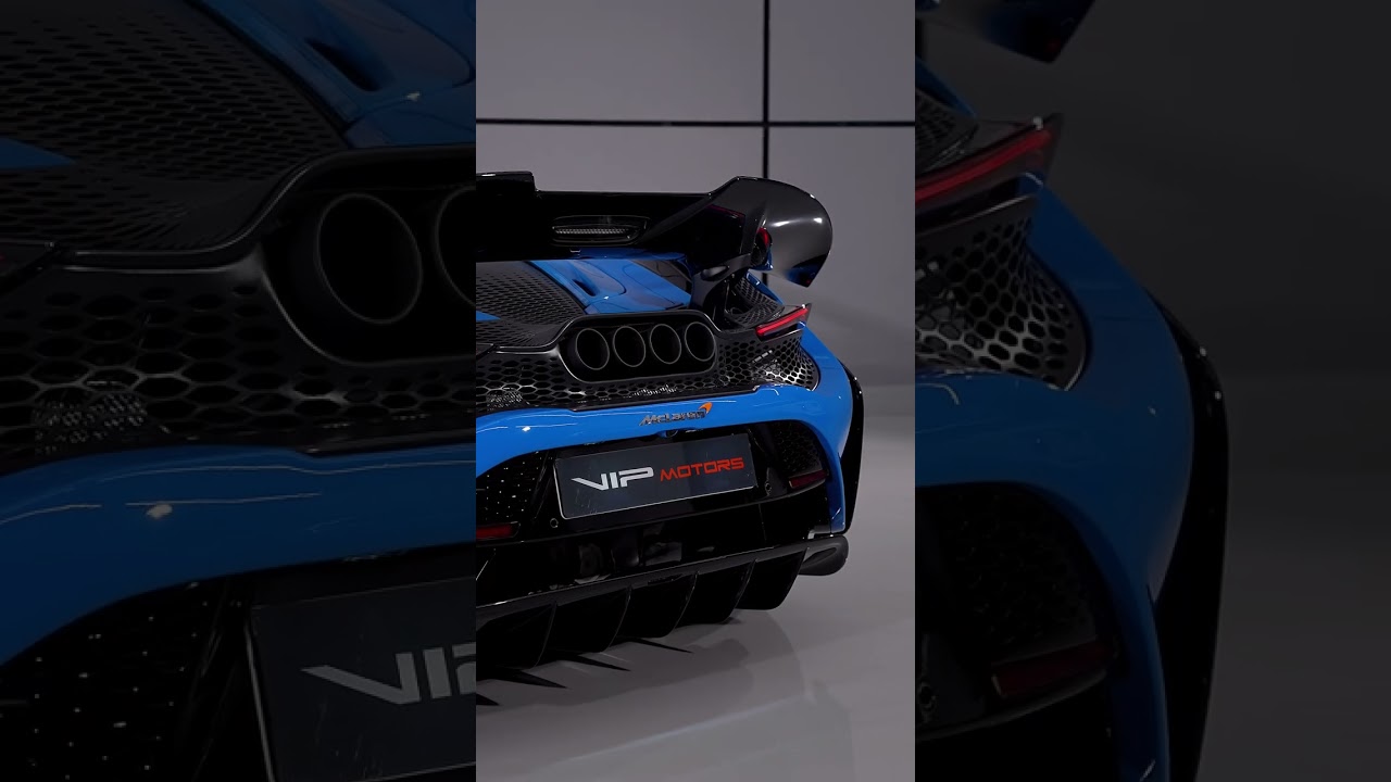 Amazing Blue Mclaren 765LT Spider