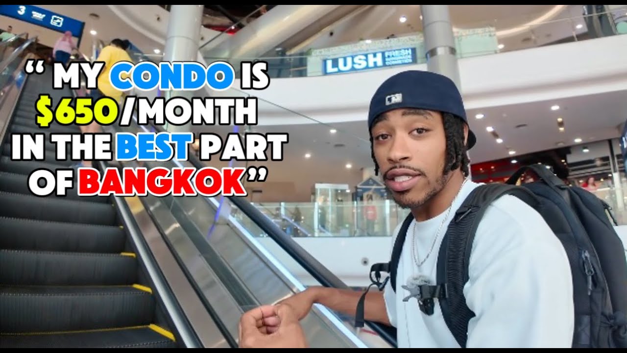 He Moved From San Diego to One Of Bangkok's Most Popular Neighborhood's | $650/month Condo Tour