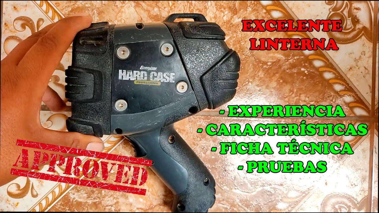 LINTERNA ENERGIZER HARDCASE TUFRC2  (Detalles, experiencia, pruebas)