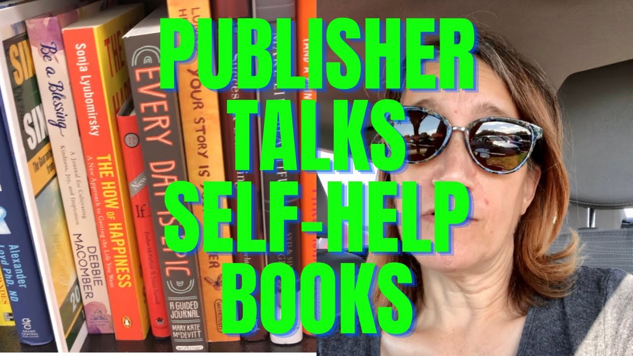 PUBLISHER LOOKS AT SELF HELP BOOKS AT BOOKSTORE