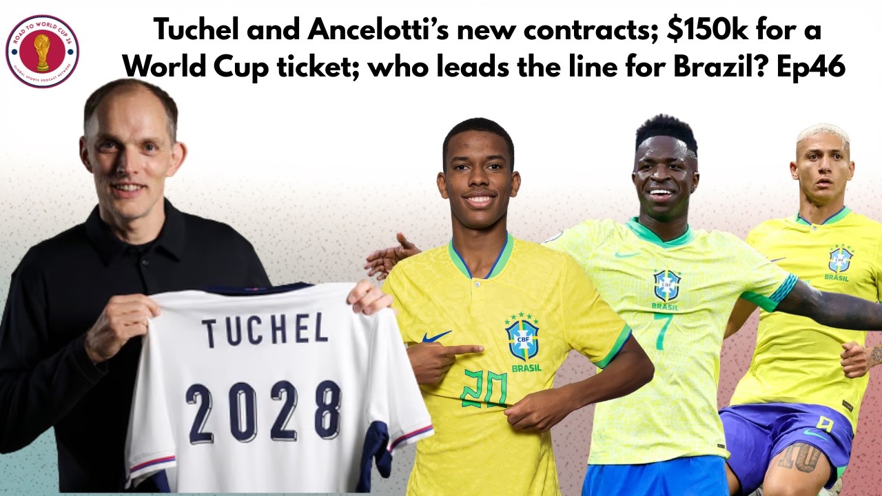 Who fills #brazil no 9 shirt? Tuchel and Ancelotti contracts, $145000 for a ticket!!