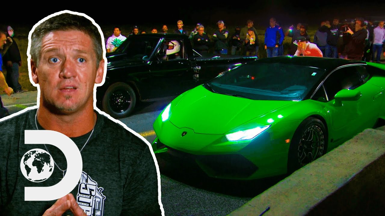 Lamborghini за 300 000 долларов принимает участие в уличных гонках в Мемфисе I Street Outlaws: Ме...